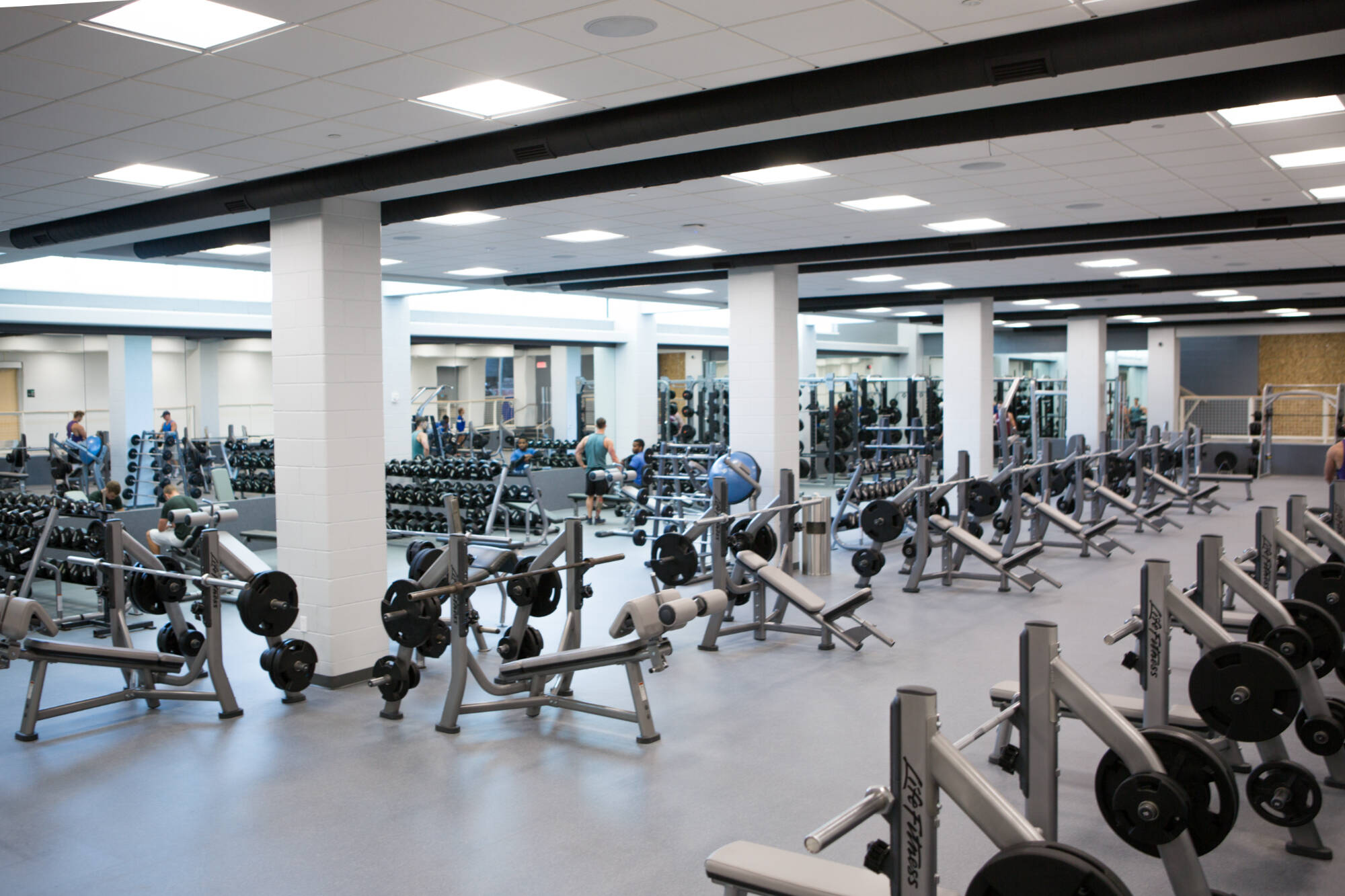 picture of the inside of the recreation center